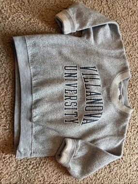 B15 Vintage 3t Villanova University Grey Kids Crewneck
